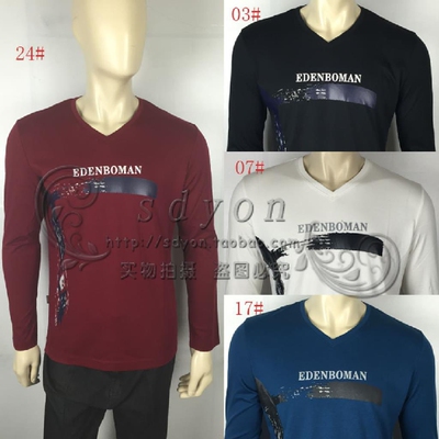 特价新款男装正品爱登堡秋冬长袖