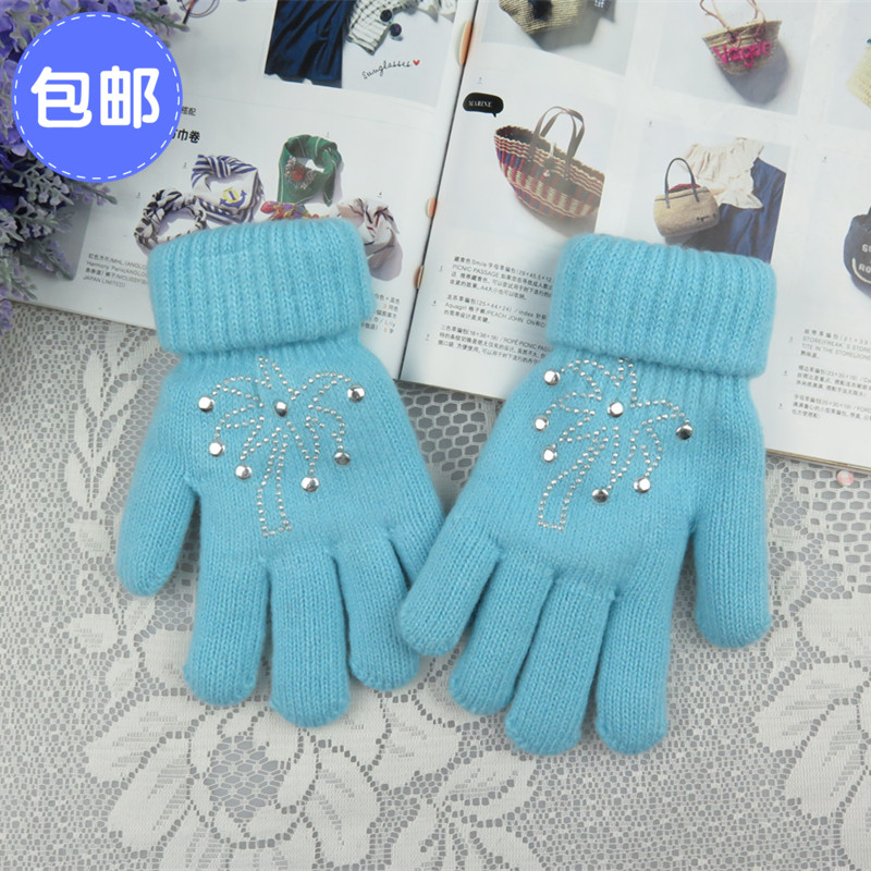 Gants pour fille en cachemire - Ref 2149935 Image 1