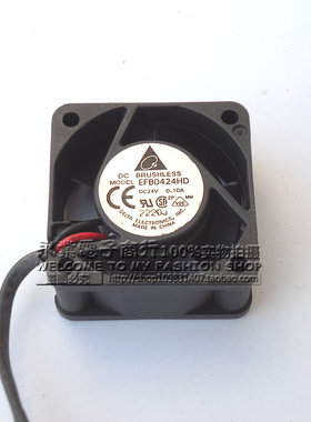 原装正品 Delta EFB0424HD 4020 DC24V 0.1A 4cm 工控机散热风扇