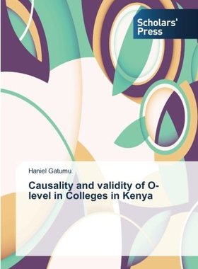 【预售】Causality and Validity of O-Level in...