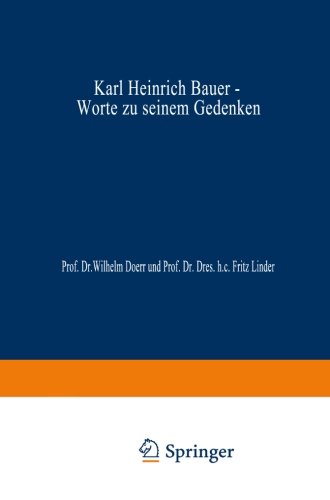 【预订】Karl Heinrich Bauer, Worte Zu Seinem...