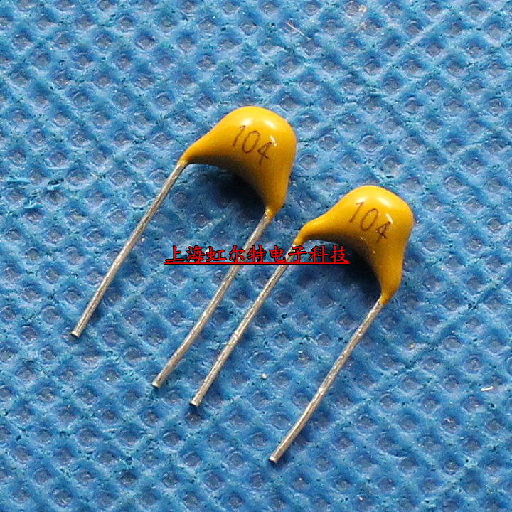 独石电容 CT4 104 0.1UF 50V P5mm 陶瓷电容(50祇5元)