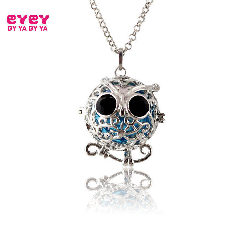 Open Hollow Perfume essential oil Necklace NextBox  With box Pendant Owl Pendantin the Accessories/Fashion Jewelry, Necklace  category - from Buy2taobao.com to provide professional Taobao agent buy service