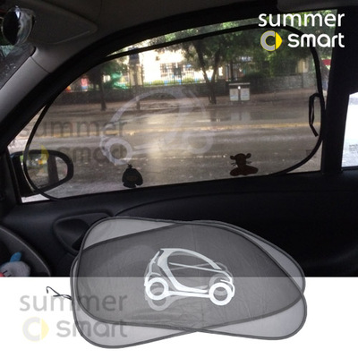 09-19款smart夏日侧面私密遮阳挡