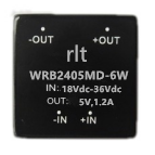 dc-dc电源模块18V-36V转5V单路稳压 隔离芯片 WRB2405MD-6W