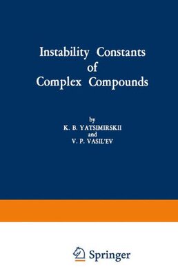 【预售】Instability Constants of Complex Compounds