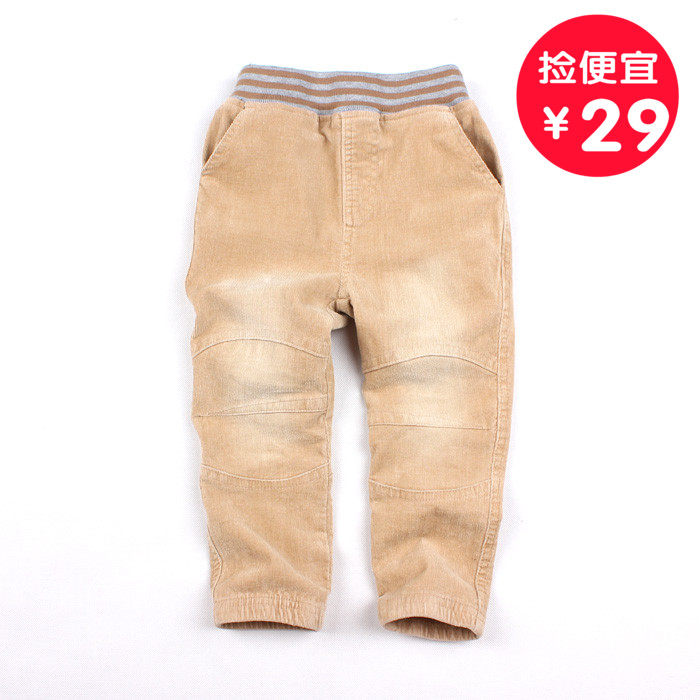 Pantalon garcon en velours côtelé - Ref 2055972 Image 1