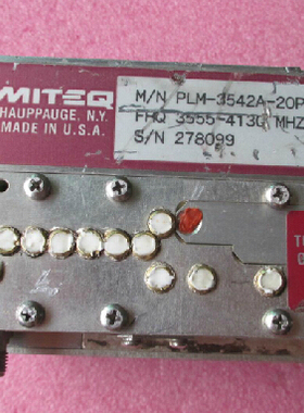 MITEQ PLM-3542A-20P-41428 SMA 微波频综 射频微波锁相环振荡器