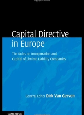 【预售】Capital Directive in Europe: The Rules on Incorpo