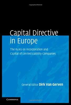 【预售】Capital Directive in Europe: The Rules on Incorpo