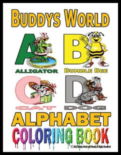 【预售】Buddys Alphabet Coloring Book