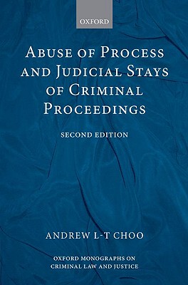 【预售】Abuse of Process and Judicial Stays of Criminal