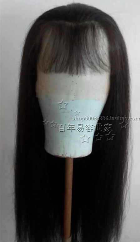 齐刘海女士假头套仿真发丝