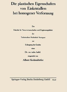 【预订】Die Plastischen Eigenschaften Von Ei...