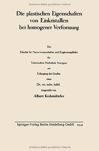 【预订】Die Plastischen Eigenschaften Von Ei...