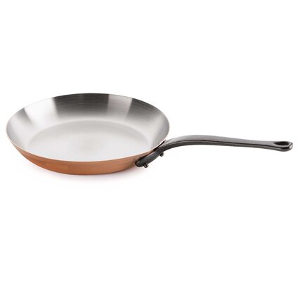 现货特价包顺丰 法国Mauviel Copper平底锅 煎锅30cm