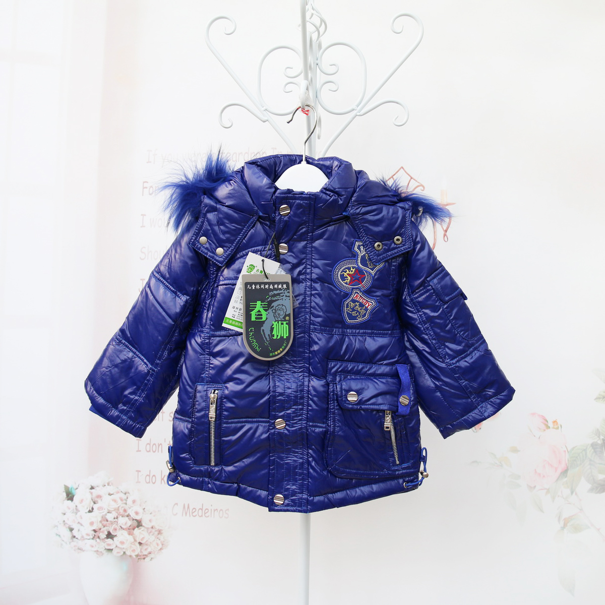 中长款加厚外套韩版儿童羽绒服