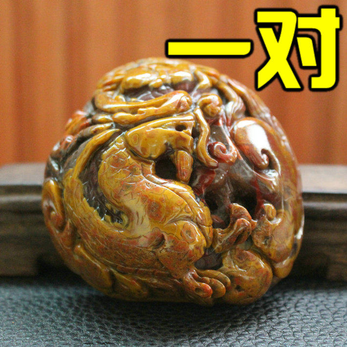 天然宣化上谷战国红玛瑙雕刻件 实物图 战国红雕刻手把件摆件把件