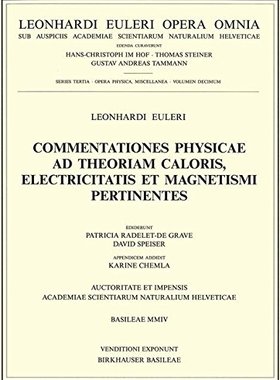 【预订】Commentationes Physicae Ad Theoriam ...