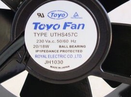 UTHS457C 原装正品日本TOYOFAN 230V 120*120*38全金属耐高温风扇