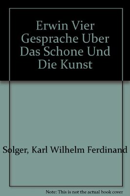 【预售】Erwin Vier Gesprache Uber Das Schone Und Die Kunst