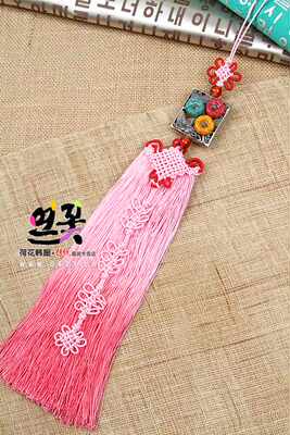 韩国原装进口3色叠穗挂件/新娘高档韩服挂件/H-P04016