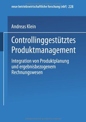 【预售】Controllinggestutztes Produktmanagement: Integ...
