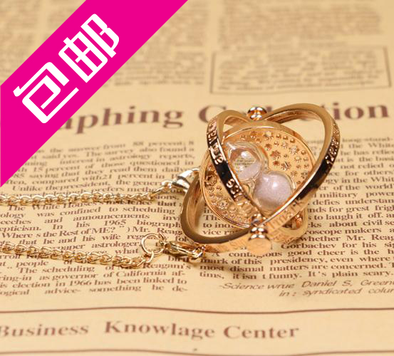 玫瑰金项链时间转换器