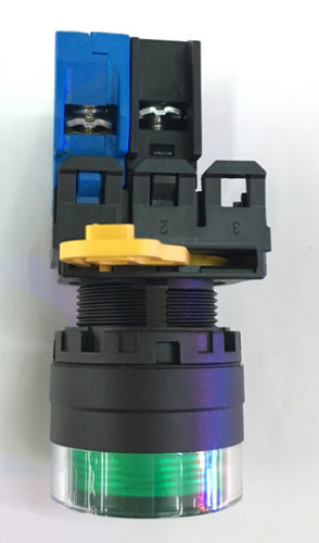日本和泉 YW开孔 φ22 照明按钮开关（树脂型）YW1L-MF2E10Q0G