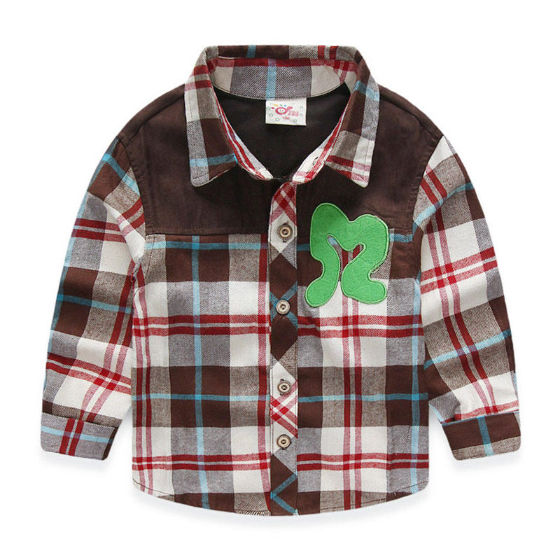 Chemise garcon à manche longue - Ref 2081959 Image 1