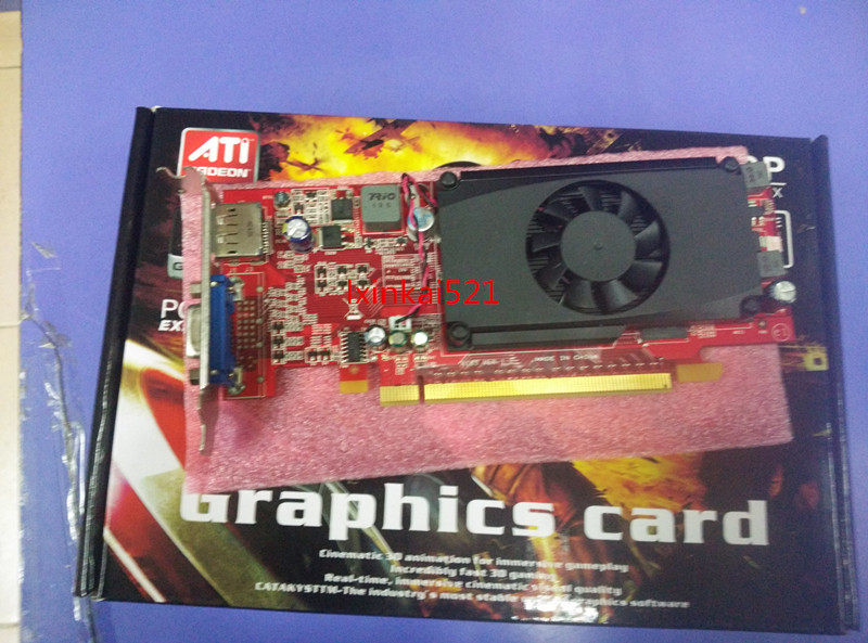 联想 微星msi nvidia gt310真实512m ddr3 pci-e显卡dp半高卡正品