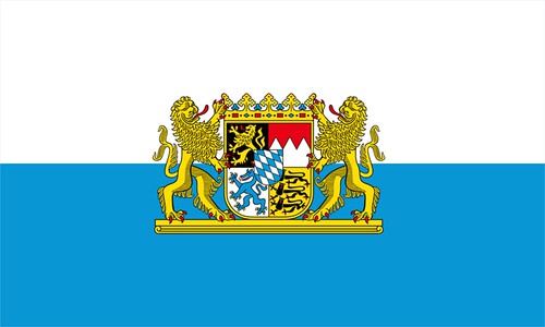 德国巴伐利亚州旗 90 X 150 CM 3 X 5 FT Bavaria