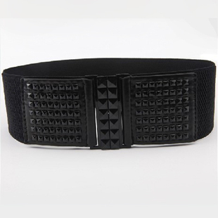 装 韩版 饰柳丁腰封女腰带 时尚 春夏优质百搭松紧宽连衣裙腰带女韩版