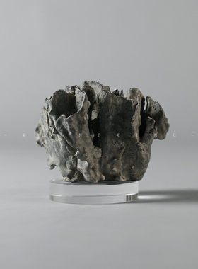 象形design仿古风做旧水晶底座