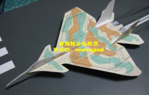 可以飞行的纸飞机 歼20J20皇牌空战科幻概念战斗机仿真纸模型飞机