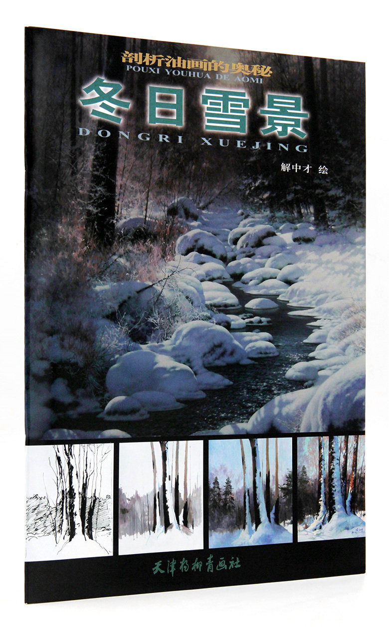 解中才绘 天津杨柳青画社 风景油画教程 技法解析 写生方法步骤详解