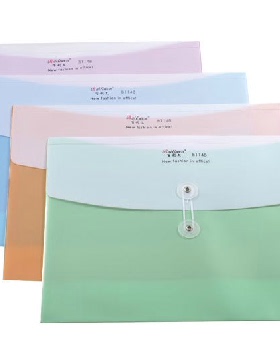 南宁文具百利文档案袋B1148B1138双层横式竖式带绳文件袋办公用品