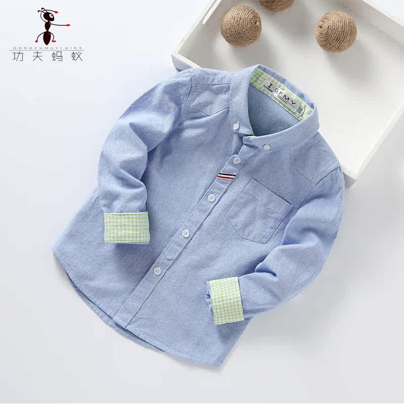 Chemise garcon à manche longue - Ref 2073861 Image 1