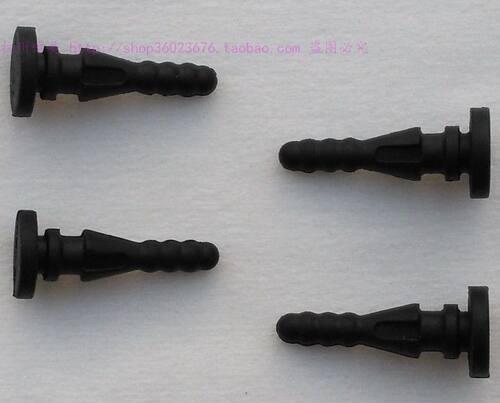 大头机箱风扇 黑矽胶钉 减震钉 用于单边或分孔风扇 4枚1.2元