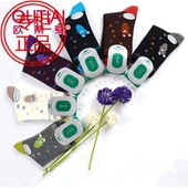 Ou Di tình yêu sợi tre kích thước nhỏ vớ nam mùa hè siêu mỏng nhỏ màu rắn của nam giới vớ phiên bản nhỏ thoáng khí khử mùi bít tất
