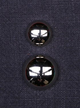 黑色金属半球型蘑菇纽扣【A7西服纽扣_21mm】Button6帮您配扣子