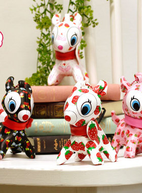 风靡日韩台湾puchi babie现货小鹿贝比挂件 鹿晗可爱吊饰官方代理