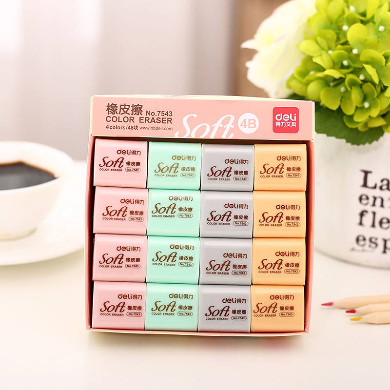 得力学生儿童绘图考试美术橡皮