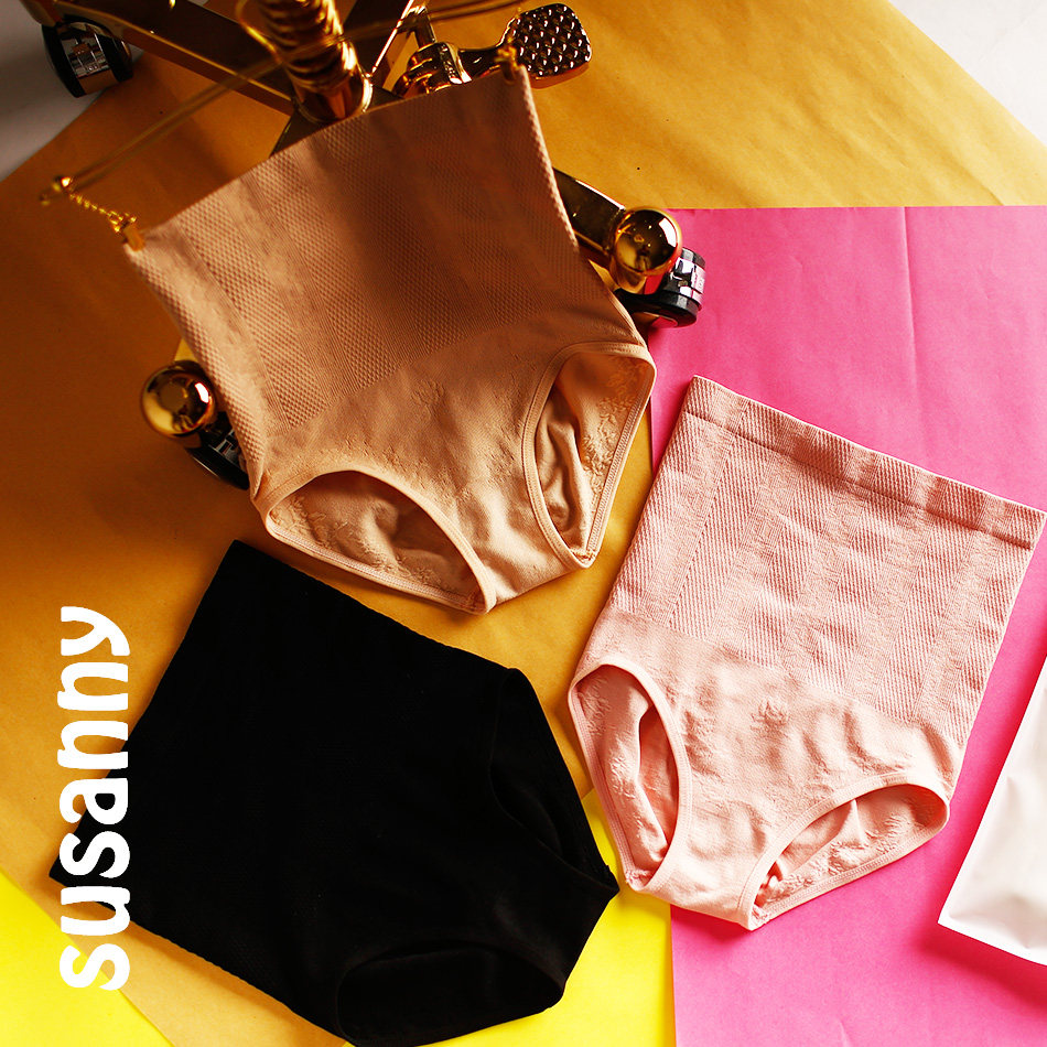 紧身收腹一片式提臀女士内裤