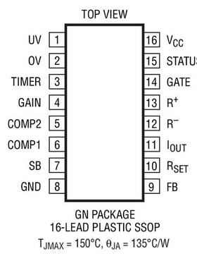 进口原装  LTC4350CGN LTC4350IGN LTC4350 SSOP现货