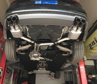 奧迪A6L 3.0T REPOSE中尾段雙邊四出電子閥門排氣 奧迪A6L C7閥門