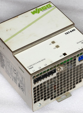 德国WAGO 787-640 PSR500/24-10 24V 10A 240W 开关电源 原装拆机