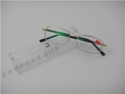 WeiMing加膜老花眼镜批发长脚套品牌高品质时尚光学/水晶超轻防疲