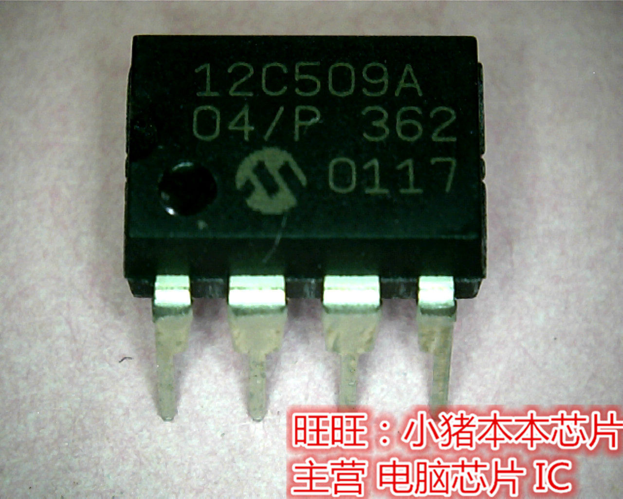 PIC12C509A-04/P  12C509A  12C509A04/P  DIP全新现货 一个起售