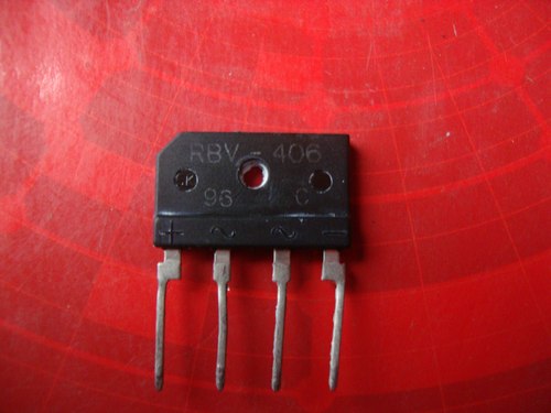 拆机二手电源整流管RBV－406 4A 600V 四脚 直插 逆变器用